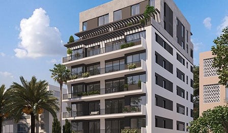 דירות למכירה בפרויקט התחדשות עירונית ברחוב דוד ילין 16, תל-אביב