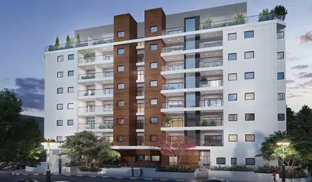 דירות למכירה בפרויקט התחדשות עירונית ברחוב ז'בוטינסקי 4, רעננה