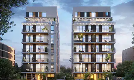 דירות למכירה בפרויקט התחדשות עירונית ברחוב בצלאל 20-22, תל-אביב
