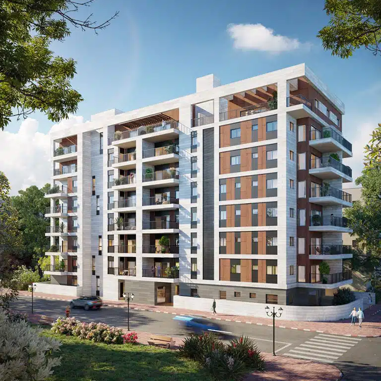 דירות למכירה בפרויקט התחדשות עירונית ברחוב בורוכוב 21, רעננה