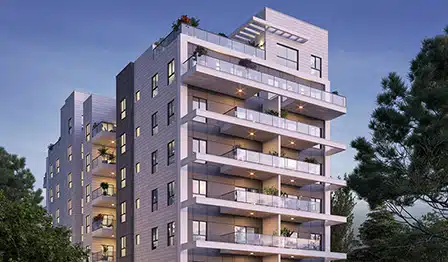 דירות למכירה בפרויקט התחדשות עירונית ברחוב שברץ 25, רעננה