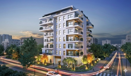 דירות למכירה בפרויקט התחדשות עירונית ברחוב אחד העם 2, הרצליה